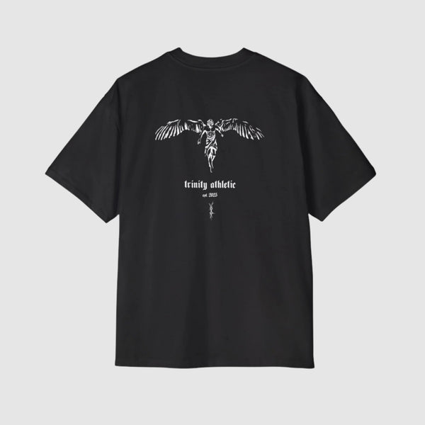 Oversized Tee - Black Angel