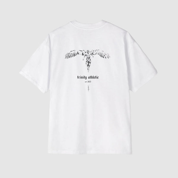 Oversized Tee - White Angel