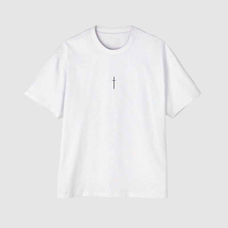 Oversized Tee - White Angel